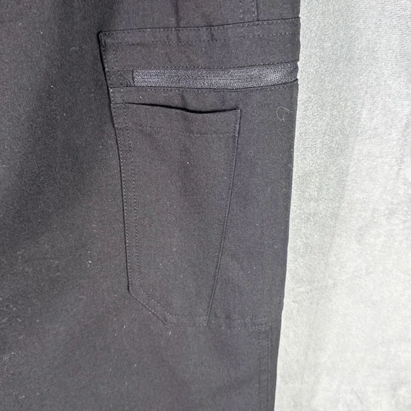 Figs Black Joggers with White Drawstring - Picture 5 of 7